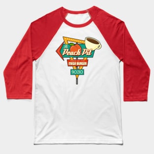 The Peach Pit from Beverly Hills 90210 Baseball T-Shirt